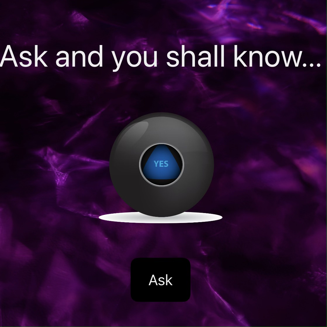 Magic 8 Ball App - iOS - Engineering Project