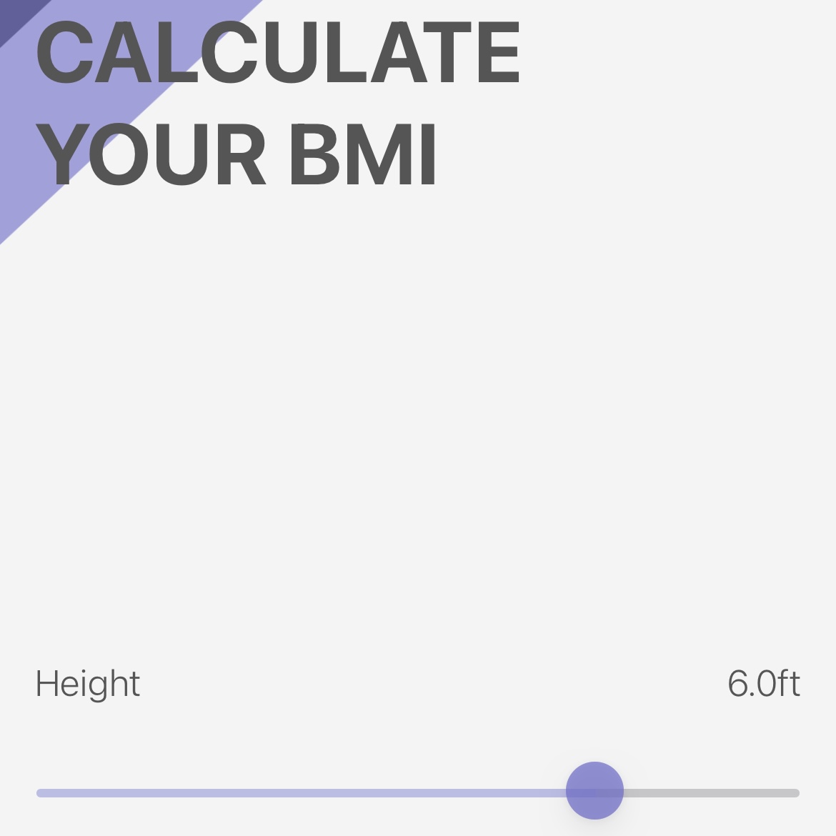 BMI Calculator - iOS - Engineering Project
