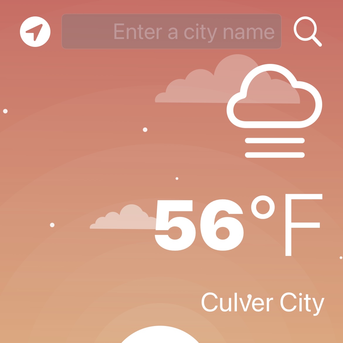 Clima Weather App - iOS - Engineering Project