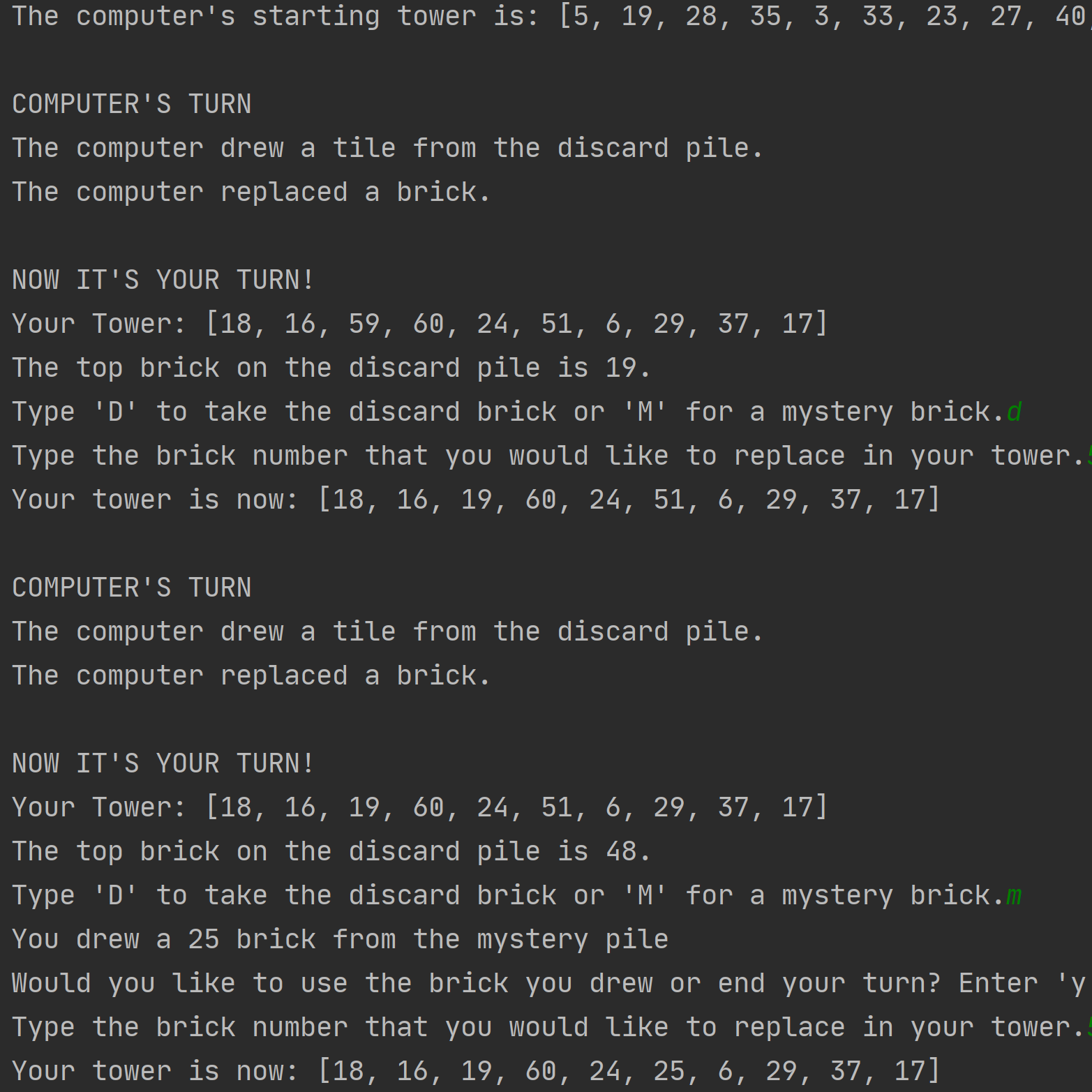 Python Tower Blaster - Engineering Project